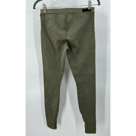 Joe's Jeans Womens Size XS The Jean Legging Khaki Olive Pull On Ankle Zip Pants - Picture 3 of 7
